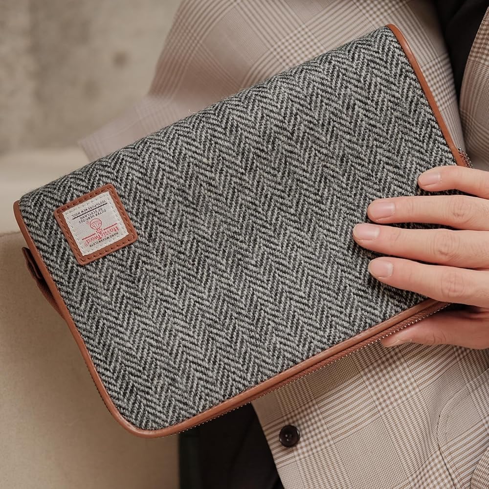 Amazon | [TAILORMAP] Harris Tweed(ハリスツイード) クラッチ